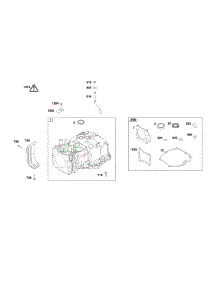 Cylinder parts for Briggs & Stratton Lawn & Garden Engine 115P02-0004-F1 from AppliancePartsPros.com