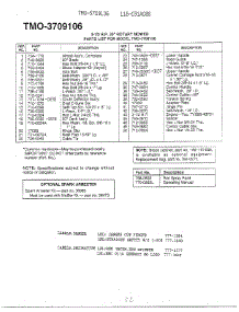 3-1 / 2 Hp 20" Rotary Mower Page 2 parts for Mtd Gas Walk-Behind Mower 116-031A088 from AppliancePartsPros.com