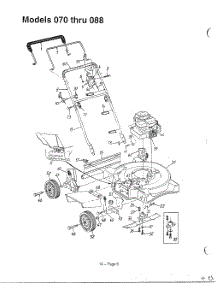 Rotary Mowers / Models 070-088 parts for Mtd Gas Walk-Behind Mower 116-084A000 from AppliancePartsPros.com