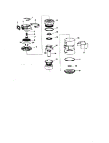 Dust Cup parts for Kenmore Canister Vacuum 116.10065410 (11610065410, 116 10065410) from AppliancePartsPros.com
