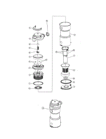 Dust Box Unit parts for Kenmore Upright Vacuum 116.10135510 (11610135510, 116 10135510) from AppliancePartsPros.com