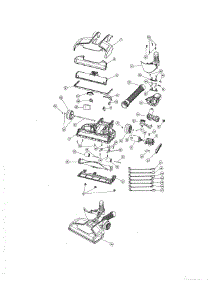 Nozzle parts for Kenmore Upright Vacuum 116.10325510 (11610325510, 116 10325510) from AppliancePartsPros.com