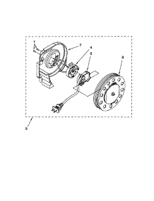 Power Cord Reel parts for Kenmore Canister Vacuum 116.20212001 (11620212001, 116 20212001) from AppliancePartsPros.com