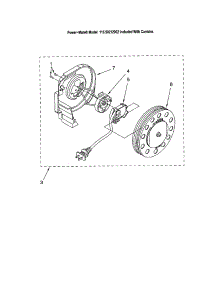 Power Cord Reel parts for Kenmore Canister Vacuum 116.20212002 (11620212002, 116 20212002) from AppliancePartsPros.com