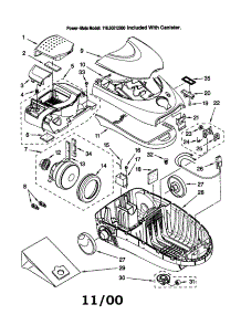 Vacuum Cleaner parts for Kenmore Canister Vacuum 116.20512000 (11620512000, 116 20512000) from AppliancePartsPros.com