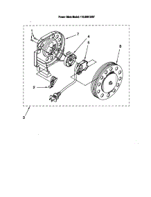 Power Cord Reel parts for Kenmore Canister Vacuum 116.20612007 (11620612007, 116 20612007) from AppliancePartsPros.com