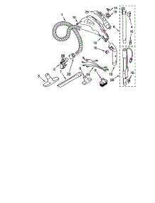 Hose And Attachments parts for Kenmore Canister Vacuum 116.20712000 (11620712000, 116 20712000) from AppliancePartsPros.com