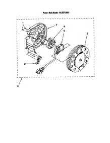 Power Cord Reel parts for Kenmore Canister Vacuum 116.20712003 (11620712003, 116 20712003) from AppliancePartsPros.com