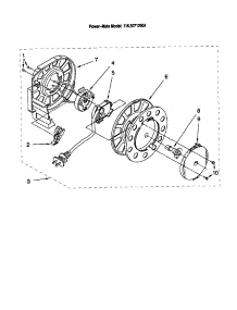 Power Cord Reel parts for Kenmore Canister Vacuum 116.20712004 (11620712004, 116 20712004) from AppliancePartsPros.com