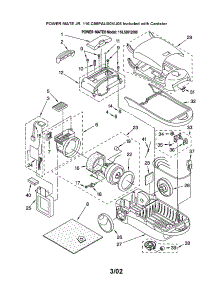 Vacuum Cleaner parts for Kenmore Canister Vacuum 116.20912000 (11620912000, 116 20912000) from AppliancePartsPros.com