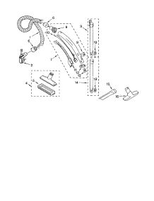 Hose And Attachments parts for Kenmore Canister Vacuum 116.21212000 (11621212000, 116 21212000) from AppliancePartsPros.com