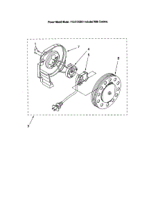 Power Cord Reel parts for Kenmore Canister Vacuum 116.21312001 (11621312001, 116 21312001) from AppliancePartsPros.com