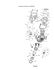 Canister parts for Kenmore Canister Vacuum 116.21514013 (11621514013, 116 21514013) from AppliancePartsPros.com