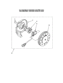 Power Cord Reel parts for Kenmore Canister Vacuum 116.22312200 (11622312200, 116 22312200) from AppliancePartsPros.com