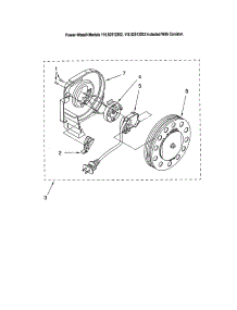 Power Cord Reel parts for Kenmore Canister Vacuum 116.22512202 (11622512202, 116 22512202) from AppliancePartsPros.com
