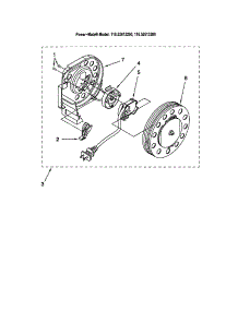 Power Cord Reel parts for Kenmore Canister Vacuum 116.22612200 (11622612200, 116 22612200) from AppliancePartsPros.com