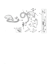 Hose & Attachments parts for Kenmore Canister Vacuum 116.22804601C (11622804601C, 116 22804601C) from AppliancePartsPros.com