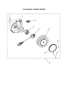 Power Cord Reel parts for Kenmore Canister Vacuum 116.22822202 (11622822202, 116 22822202) from AppliancePartsPros.com