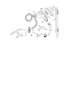 Hose And Attachments parts for Kenmore Canister Vacuum 116.22912202 (11622912202, 116 22912202) from AppliancePartsPros.com