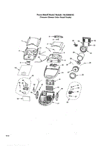 Canister parts for Kenmore Canister Vacuum 116.23206111C (11623206111C, 116 23206111C) from AppliancePartsPros.com