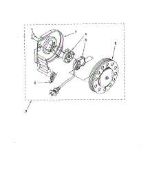 Cord Reel parts for Kenmore Canister Vacuum 116.23312303 (11623312303, 116 23312303) from AppliancePartsPros.com