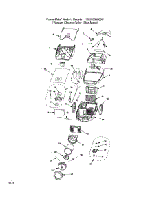 Canister parts for Kenmore Canister Vacuum 116.23385903C (11623385903C, 116 23385903C) from AppliancePartsPros.com