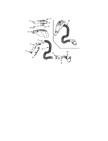 Hose parts for Kenmore Canister Vacuum 116.23385903C (11623385903C, 116 23385903C) from AppliancePartsPros.com