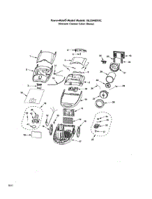 Canister parts for Kenmore Canister Vacuum 116.23485111C (11623485111C, 116 23485111C) from AppliancePartsPros.com