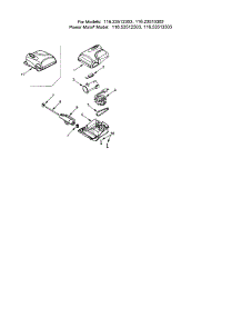 Power-Mate Jr. parts for Kenmore Canister Vacuum 116.23512303 (11623512303, 116 23512303) from AppliancePartsPros.com