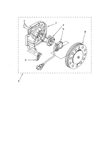 Cord Reel parts for Kenmore Canister Vacuum 116.23513304 (11623513304, 116 23513304) from AppliancePartsPros.com