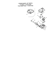 Power-Mate Jr. parts for Kenmore Canister Vacuum 116.24614400 (11624614400, 116 24614400) from AppliancePartsPros.com