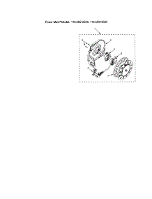 Cord Reel parts for Kenmore Canister Vacuum 116.25512503 (11625512503, 116 25512503) from AppliancePartsPros.com