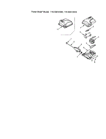 Power-Mate parts for Kenmore Canister Vacuum 116.25513500 (11625513500, 116 25513500) from AppliancePartsPros.com