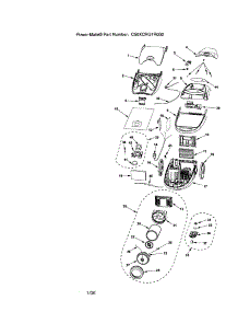 Canister parts for Kenmore Canister Vacuum 116.25513506 (11625513506, 116 25513506) from AppliancePartsPros.com