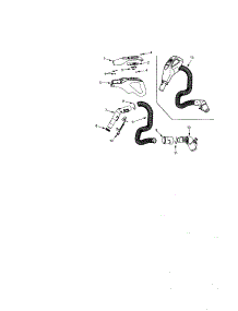 Hose parts for Kenmore Canister Vacuum 116.25614502 (11625614502, 116 25614502) from AppliancePartsPros.com
