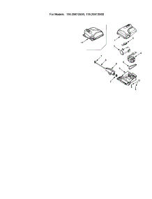 Power-Mate Jr. parts for Kenmore Canister Vacuum 116.25813500 (11625813500, 116 25813500) from AppliancePartsPros.com