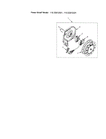 Cord Reel parts for Kenmore Canister Vacuum 116.25813501 (11625813501, 116 25813501) from AppliancePartsPros.com