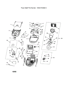 Body / Hood / Canopy parts for Kenmore Canister Vacuum 116.25914504 (11625914504, 116 25914504) from AppliancePartsPros.com
