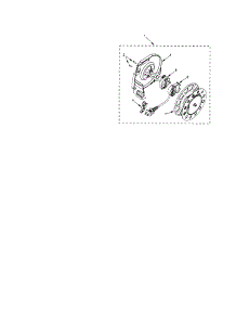 Cord Reel parts for Kenmore Canister Vacuum 116.25915506 (11625915506, 116 25915506) from AppliancePartsPros.com