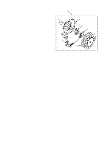 Cord Reel parts for Kenmore Canister Vacuum 116.25915507 (11625915507, 116 25915507) from AppliancePartsPros.com