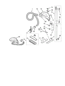 Hose / Attachments parts for Kenmore Canister Vacuum 116.26212600 (11626212600, 116 26212600) from AppliancePartsPros.com