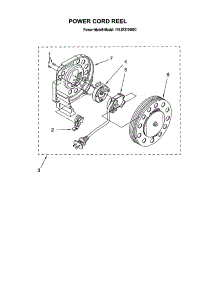 Power Cord Reel parts for Kenmore Canister Vacuum 116.27210005C (11627210005C, 116 27210005C) from AppliancePartsPros.com