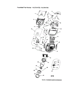 Canister parts for Kenmore Canister Vacuum 116.27814703 (11627814703, 116 27814703) from AppliancePartsPros.com