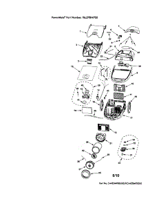 Canister parts for Kenmore Canister Vacuum 116.27814705 (11627814705, 116 27814705) from AppliancePartsPros.com