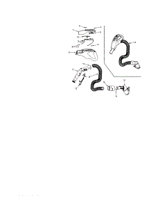 Hose parts for Kenmore Canister Vacuum 116.27815701 (11627815701, 116 27815701) from AppliancePartsPros.com