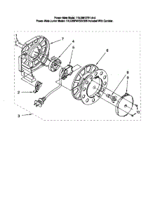 Power Cord Reel parts for Kenmore Canister Vacuum 116.28812791 (11628812791, 116 28812791) from AppliancePartsPros.com