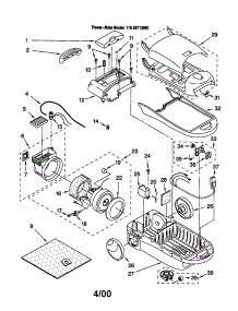 Vacuum Cleaner parts for Kenmore Canister Vacuum 116.29713990 (11629713990, 116 29713990) from AppliancePartsPros.com