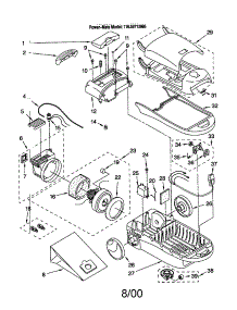 Vacuum Cleaner parts for Kenmore Canister Vacuum 116.29713995 (11629713995, 116 29713995) from AppliancePartsPros.com
