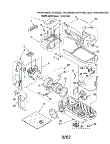 Vacuum Cleaner parts for Kenmore Canister Vacuum 116.29912990 (11629912990, 116 29912990) from AppliancePartsPros.com