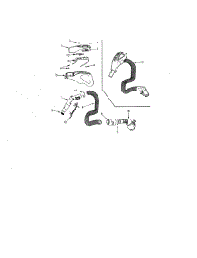 Hose parts for Kenmore Canister Vacuum 116.29914901 (11629914901, 116 29914901) from AppliancePartsPros.com